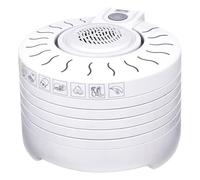 MPM MSG-01 Déshydrateur Alimentaire Électrique, 5 Plateaux 28 cm, sans BPA, Sèche les Fruits, Légumes, Viande, Herbes, 250W, Blanc