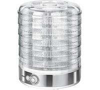 MPM Déshydrateur d'aliments professionnel MSG-11 – 5 plateaux 31 cm, 500 W, blanc/gris