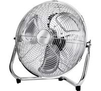 Ventilateur de sol industriel corps métallique, 3 pales métalliques 35cm, MPM, MWP-04, 60, Argent Argent