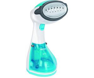 MPM MZP-01 Fer à Repasser à Vapeur Vertical pour le Repassage de Vêtements Suspendus, Rideaux, Draps, Élimine les Rides, les Odeurs et Désinfecte, Vapeur continue 36gr/min, Réservoir 250ml, 1200W