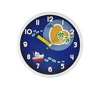MPM Quality, Horloge Murale, Blanc/Bleu, 314 x 45 mm