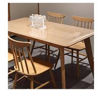 MPMPM Nappe de Protection rectangulaire, Nappe en Plastique de 1,6 mm d'épaisseur, Transparente, sans Odeur, for Table d'appoint/Table de Chevet, Lavable et Facile à Nettoyer(85x175cm/33x69in)