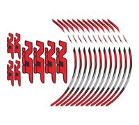 MPODYTSF Autocollant décalcomanie Autocollant De Roue De Moyeu De Moto 17 Pouces, pour H-Onda NT1100 NT 1100 2022 2023(Rosso)