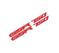 MPODYTSF Autocollant décalcomanie Autocollants Réfléchissants pour Moto, Autocollants pour Réservoir De Carburant, pour Suzuki GSR 750(Rosso)