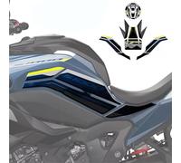 MPODYTSF Autocollant décalcomanie pour BMW S1000XR 2024 Autocollants Accessoires Autocollants Carénage Autocollant Moto 3D Résine Réservoir Pad Autocollants De Protection(Yellow)