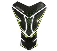 MPODYTSF Autocollant décalcomanie pour Kawasaki Ninja 636 ZX6R ZX-6R 2009 2010 2011 2012 2013 2014 2015 2016 2017 2018 Moto Autocollant Réservoir De Carburant Pad Couverture Stickers(Black and Green)