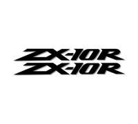 MPODYTSF Autocollant décalcomanie pour Kawasaki ZX10R ZX 10R ZX-10R Autocollant Réfléchissant pour Réservoir De Carburant De Moto(Nero)