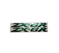MPODYTSF Autocollant décalcomanie pour Kawasaki ZX6R ZX 6R Autocollant De Réservoir De Moto, Autocollants Réfléchissants(Green)