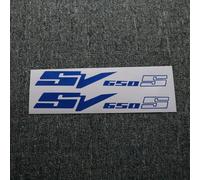 MPODYTSF Autocollant décalcomanie pour Suzuki SV650 SV 650 SV650X SV650S Autocollants D'accessoires De Décalcomanie Rouge Côtés De Moto(Turquesa)