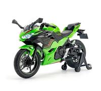 MPODYTSF Modèle réduit 1:12 Alliage pour Kawasaki pour Ninja 400 Modèle De Moto Jouet Scooter Cadeau Ornement Gâteau(Green)