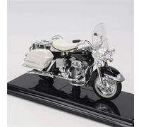 MPODYTSF Modèle réduit 1:18 Alliage pour Harley pour Davidson 1968 FLH pour Electra Moto Modèle Jouet Scooter Cadeau Gâteau Ornement
