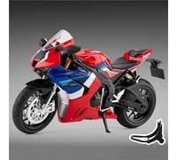 MPODYTSF Modèle réduit 1:9 pour H-Onda CBR1000RR-R Motos Jouets Modèles De Voitures en Métal Moulé sous Pression Absorption des Chocs Son Lumière Pneus Caoutchouc Miniature Cadeaux(Rosso)