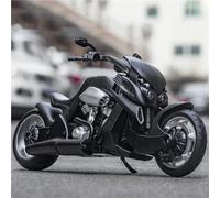 MPODYTSF Modèle réduit Cadeau Moto en Alliage 1:12 pour Modèle Moulé sous Pression pour Travertson V-Rex De avec Musique Légère(Nero)