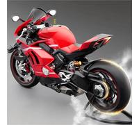 MPODYTSF Modèle réduit Collection D'ornements De Course Rue 1/7 pour Ducati V4S Mini Moto Series Modèle Réduit en Alliage Moulé sous Pression