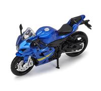 MPODYTSF Modèle réduit Décoration De Bureau pour Ordinateur 1:18 pour Suzuki GSX-R1000 avec Base en Alliage Moulé sous Pression, Modèle Moto, Jouet Cadeau(Turquesa)