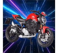 MPODYTSF Modèle réduit Jouet Cadeau d'anniversaire 1:18 pour Ducati Monster 2021, Modèle De Moto Moulé sous Pression en Alliage, Collection Mini Series