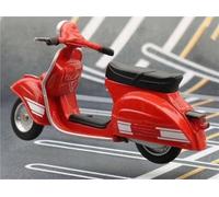 MPODYTSF Modèle réduit Modèle De Moto en Alliage 1:18 pour Vespa 200 pour Rallye Scooter, Jouet, Décoration Gâteau(Rosso)