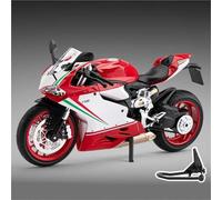 MPODYTSF Modèle réduit Modèle De Moto Moulé sous Pression À L'échelle 1:9, Jouet Collection Portable pour Ducati 1199(Red White)