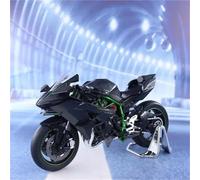 MPODYTSF Modèle réduit Modèle De Moto Moulé sous Pression Statique en Alliage pour Kawasaki pour Ninja H2R, Échelle 1:9
