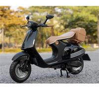 MPODYTSF Modèle réduit Modèle De Moto Moulé sous Pression Statique en Alliage pour Vespa 946, Échelle 1:12(Nero)
