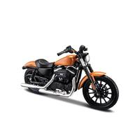 MPODYTSF Modèle réduit Modèle Moto Course en Alliage Moulé sous Pression À L'échelle 1/18 Sport Rue Jouet Cadeau pour Harley pour Davidson Sportster 883 2014(Orange)