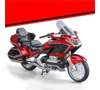 MPODYTSF Modèle réduit Modèle Réduit De Moto pour H-Onda Gold Wing GL800 2021 en Alliage Moulé sous Pression, Tourisme Loisir, Jouet Sonore Et Lumineux, Cadeau À L'échelle 1:11(Rosso)