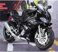 MPODYTSF Modèle réduit pour BMW S1000RR Simulation Alliage 1/12 Modèle De Moto Son Lumière Jouet Voiture(Nero)