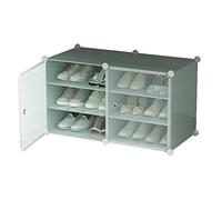 MPOPO Étagère à Chaussures Chaussure Rack 3-Couches Petite Armoire de Chaussure Rangement dortoir Organisateur Chambre Salon Corridor