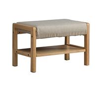 MPOPO Étagère à Chaussures Space-Sauvette Tabouret Stagiperie Chaussons Chaussures Cabinet Pied Sofa Brown(Natural)