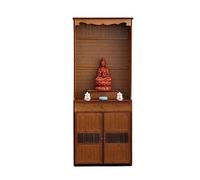 MPOPO Nanzhu Table d'autel de méditation bouddhiste verticale, table d'offrande de sanctuaire économique pour la maison Guanyin Wealth God Offering Table, armoire bouddhiste (172 cm)
