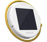 MPOWERD Luci Core : Lampe de travail solaire | Bras réglable en silicone, 40 lumens, dure 12 heures, travail, urgence, lumière extérieure, pas besoin de piles, USB pour charge rapide, étanche, blanc,