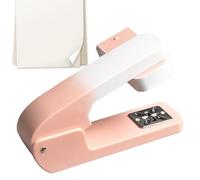 Mppchhn Agrafeuse de Bureau, Agrapheuse à Bras Pivotant 360 Degrés, Fourniture de Bureau Ergonomique Antidérapante pour Documents Livrets Affiches Emballage
