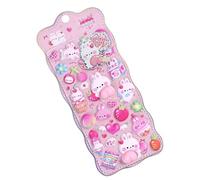 Mppchhn Autocollants 3D pour | Réutilisables Amovibles 3D Drôles Décalcomanies | Autocollants Pour Tout-Petits Avec Lapin Ours Bulles,Pour Garçons Filles Maison Fête Salle De Classe Ordinateur Cahier