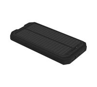 Mppchhn Coque de chargeur à panneau solaire, coque de chargeur portable avec éclairage, appareil léger avec boussole intégrée pour sac à dos, randonnée, pique-nique, camping, aventure en plein air