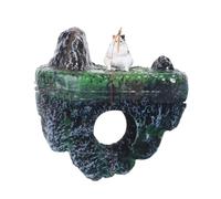 Mppchhn Décorations flottantes pour Aquarium | Accessoires décoratifs pour Aquarium de Poisson Betta,Décoration île pour,pour Maison, Bureau, Ferme, Salon, Salle d'étude, Hommes, Femmes