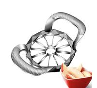 Mppchhn Découpe-Fruits | Trancheuse de Fruits Ergonomique 2 en 1 8/12 Parts - Outil de Découpe pour Poires | Pour Cuisine Salade Préparation Repas Aliments Bébé Légumes Ananas