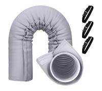 Mppchhn Gaine Portable Pour Tuyau de Climatiseur,Isolation Pour Tuyau d'Évacuation de Climatiseur | Manchon Flexible Isolant Anti-Poussière Adapté aux Tuyaux de 13 cm et 15 cm de Diamètre pour