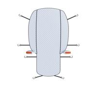 Mppchhn Housse de voiture pour la neige - Bouclier pliable - Housse de pare-brise antigel pour la neige | Pour extérieur, hiver, camionnette, voyage, intimité, parking