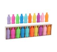 Mppchhn Jeu De Mémoire, Jeu De Devinette des Bouteilles Colorées, Activité Éducative pour Et Adultes en Classe Fêtes Pique-Nique en Famille