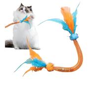 Mppchhn Jouet Corde pour Chat | Jouet À Mâcher À La Cataire pour Chat D'Intérieur | Corde Élastique Résistante aux Morsures pour Toutes Tailles,Petites À Grandes