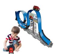 Mppchhn Jouet de Circuit de Course | Jeu Éducatif de Véhicules Robustes,Voiture De Course À Piste Magnétique,pour et Filles pour Anniversaire Récompenses Scolaires Fête Noël Remplissage de Sacs et