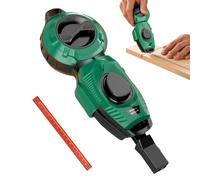 Mppchhn Ligne à tracer rétractable | Outil à enroulement rapide et précis avec marqueur,Ligne à craie portable | pour Travaux de Menuiserie Charpente Toiture Placo Bois Traçage et Marquage