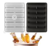 Mppchhn Moules Glace Cocktails,Silicone Bâtonnet Long Démoulage Facile | Bac À Glaçons Congélateur Avec Entonnoir | Pour Mariages Fêtes Bar Préparation Cocktails Dégustation Whisky