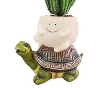 Mppchhn Pots De D'intérieur | en Résine pour d'Intérieur | Cache-Pot Résine Motif Tortue pour Salon Jardin Balcon Terrasse