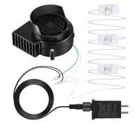 Mppchhn Soufflante De Remplacement Pour Gonflables,Souffleur D'Air Gonflable 12V Pour Décorations De Noël,Avec Guirlande Lumineuse LED, Machine À Souffler Pour Jardin Terrasse Pelouse Halloween | Pour