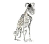 Mppchhn Squelette de Chien Décor,Joints Articulés Chiot Ossature Réaliste | Décorations de Fête 44X31 cm pour Chambre Entrée Réunion Maison Décoration de Fête