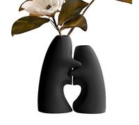 Mppchhn Vases à Fleurs pour Centre de Table | Vase Décoratif en Céramique Embrassant Les Fleurs - 2 Pièces Centres De Table Décor D'Intérieur pour Arrangements Floraux Maison Nouvelle Anniversaire
