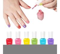 Mppchhn Vernis À Ongles Pour,6 Pièces Huile Pour Cuticules À Base D'Eau - Vernis à Ongles pour Filles | Pour Ado Fête Salon À Domicile Mariage Voyage Rencontres Déplacements Débutants