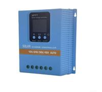 MPPT 6080A Contrôleur solaire avec détection automatique de tension 12 V 24 V 36 V 48 V et affichage LED pour la gestion de l'énergie solaire dans les véhicules récréatifs et hors réseau (12 V 24 V/36