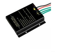 MPPT Contrôleur d'éolienne 12 V/24 V IP67 étanche Régulateur Boost avec LED pour gel acide pour batterie Système de charge Générateur éolienne Fonctionnement silencieux Aluminium (C)